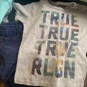 True Religion Shirt & Pants Set